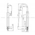 Смеситель для раковины KFA ARMATURA BRYLANT 4302-712-00