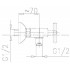 Смеситель KFA ARMATURA SYMETRIC 346-010-00