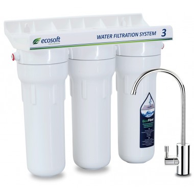 Потрійна система очищення води Ecosoft із технологією EcoFiber