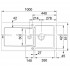 Кухонна мийка Franke Maris MRK 651-100 (124.0380.341) чорний матовий