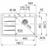 Кухонна мийка Franke Centro CNG 611-78 TL (114.0630.468) мигдаль