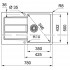 Кухонная мойка Franke Sirius 2.0 S2D 611-78 (143.0621.331) сахара