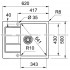 Кухонна мийка Franke Sirius S2D 611-62 (143.0627.330) цукру