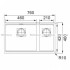 Кухонна мийка Franke KUBUS 2 KNG 120 (125.0517.122) онікс