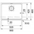 Кухонна мийка Franke Kubus 2 KNG 110-52 (125.0517.042) графіт
