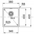 Кухонна мийка Franke Kubus KBG 110-34 (125.0073.029) цукру