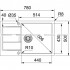 Кухонная мойка Franke Sirius SID 611-78 XL (114.0497.953) сахара