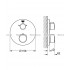 Grohe Grohtherm Термостат для душа с переключателем на 2 положения верхний/ручной душ (24076000)