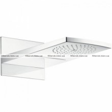 Верхний душ hansgrohe Raindance Rainfall 180 AIR 2jet, белый/хром 28433400