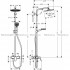 Душова система hansgrohe Crometta S 240 1jet Showerpipe EcoSmart із змішувачем 27269000