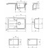 Кухонная мойка SCHOCK Formhaus D100S Sabbia-58