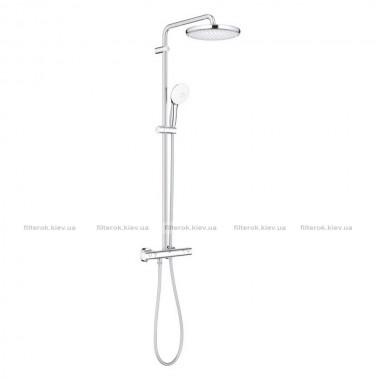 Душова система з термостатом Grohe Tempesta System 250, хром (26670001)