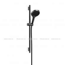 Душовий набір Hansgrohe Rainfinity 130 3Jet Puro S 65 см, Brushed Black Chrome (28745340)