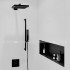 Душовий гарнітур Hansgrohe Pulsify E 100 1jet EcoSmart, чорний мат (24370670)