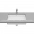Раковина врізна Roca Inspira Square 605x390 білий з декоративною кришкою