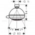 Верхній душ Hansgrohe Crometta 85 multi (28425000)