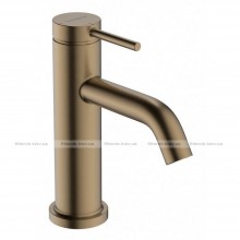Змішувач для умивальника Hansgrohe Tecturis S 80 CoolStart без донного клапана Brushed Bronze (73301140)