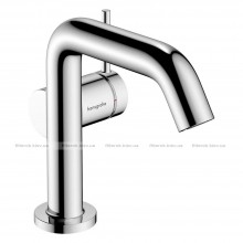 Змішувач для умивальника Hansgrohe Tecturis S EcoSmart+ зі зливною гарнітурою хром