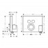 Термостат Axor Shower Select Highflow Fix Fit на 2 споживача, хром