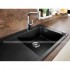 Мийка кухонна Hansgrohe S514-F450 1050х510 з сушилкою зліва, чорний графiт (43314170)