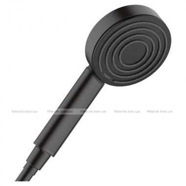 Ручний душ Hansgrohe Pulsify 105 Green/EcoSmart чорний матовий (24121670)