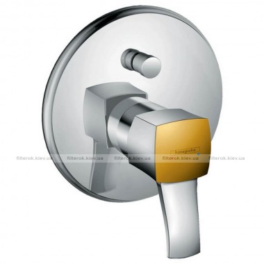 Змішувач для ванни Hansgrohe Metropol Classic хром/золото + IBOX universal