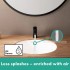 Змішувач для раковини Hansgrohe Vernis Blend низький з донним клапаном (71551670)