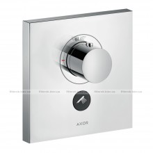 Термостат для душу Axor Shower Select Highflow square на 1 режим і додатковий вихід, хром