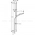 Душовий набір Hansgrohe Rainfinity 130 3Jet Puro S 90 см, Brushed Bronze (28743140)