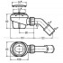 Сифон для душового піддону Viega Domoplex 75x40/50 (6928EX)