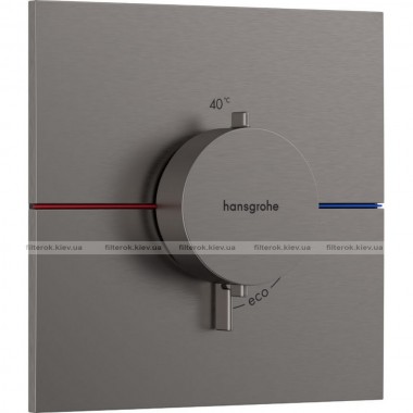 Термостат прихованого монтажу Hansgrohe ShowerSelect Comfort E HighFlow Brushed Black Chrome (15574340)
