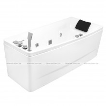 Ванна акрилова Volle 12-88-102/R 1700x750x630 права, з гідромасажем