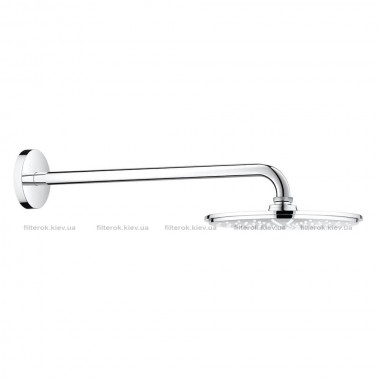 Верхній душ Grohe Rainshower Cosmopolitan 210 і душовий кронштейн 422 мм (26171000)
