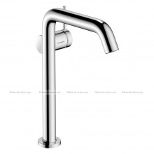 Змішувач для умивальника Hansgrohe Tecturis S EcoSmart+ 240 зі зливним клапаном хром