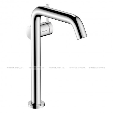 Змішувач для умивальника Hansgrohe Tecturis S EcoSmart+ 240 зі зливним клапаном хром