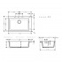 Мийка кухонна Hansgrohe S51 S510-F660 770х510, сірий камінь (43313290)