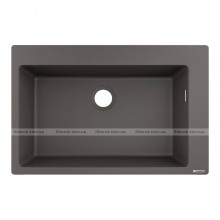 Мийка кухонна Hansgrohe S51 S510-F660 770х510, сірий камінь (43313290)