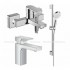 Набір змішувачів для ванни Hansgrohe Vernis Shape 100 3 в 1 хром (71561111)