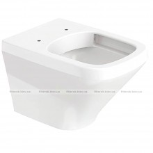 Підвісний унітаз Duravit Rimless Durastyle білий з покриттям WonderGliss (25510900001)