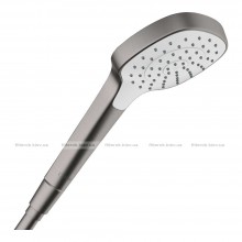 Ручний душ Hansgrohe Croma Select E EcoSmart 110 чорний хром (26815340)