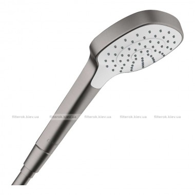 Ручний душ Hansgrohe Croma Select E EcoSmart 110 чорний хром (26815340)