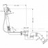 Сифон Hansgrohe Exafill Basic для нестандартних ванн (58126180)