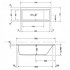 Ванна акрилова Duravit Vero 170x75