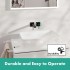 Змішувач для умивальника Hansgrohe Tecturis E EcoSmart+ без прихованої частини чорний