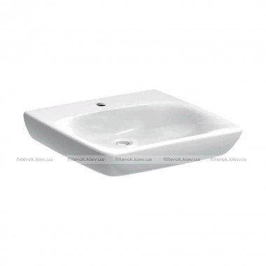 Умивальник Geberit Selnova Comfort для осіб з обмеженими можливостями, 550х550 (500.187.01.7)