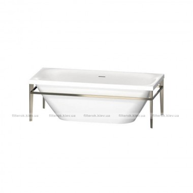 Ванна акрилова Duravit Xviu, вільностояча 180x80 см, з металевою рамою, шампань матовий (700443000B10000)