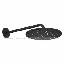 Верхній душ Grohe Rainshower Mono 310 з кронштейном, чорний матовий (22121KF0)
