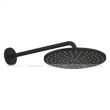 Верхній душ Grohe Rainshower Mono 310 з кронштейном, чорний матовий (22121KF0)