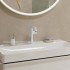 Змішувач для раковини Hansgrohe Tecturis S CoolStart EcoSmart+ зі зливним гарнітуром білий матовий (73340700)