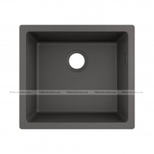 Мийка кухонна Hansgrohe S51, граніт, без крила, S510-U450, сірий камінь (43431290)